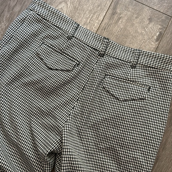 Anthropologie Maeve wide leg black & white trousers 8 - Picture 5 of 5